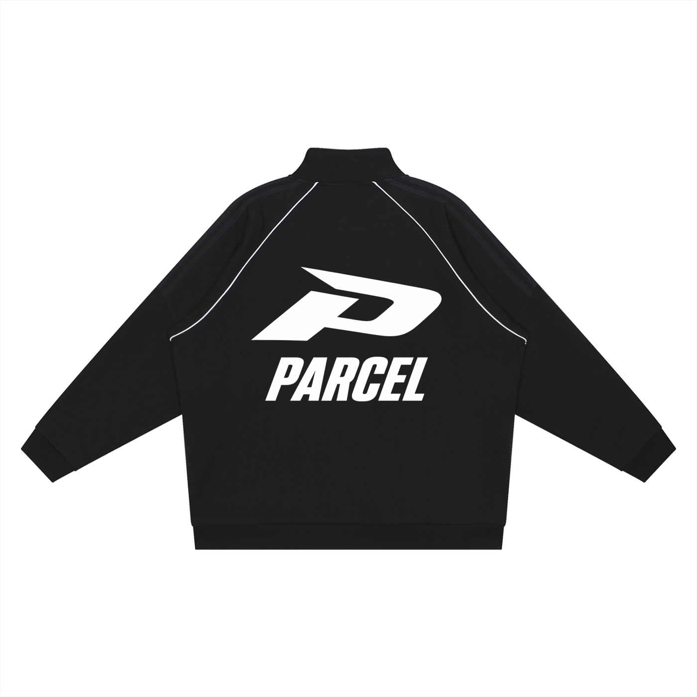 Reflection Striped Raglan Sleeve  Jacket