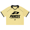 Unisex Collared Piping Boxy Soccer Jersey
