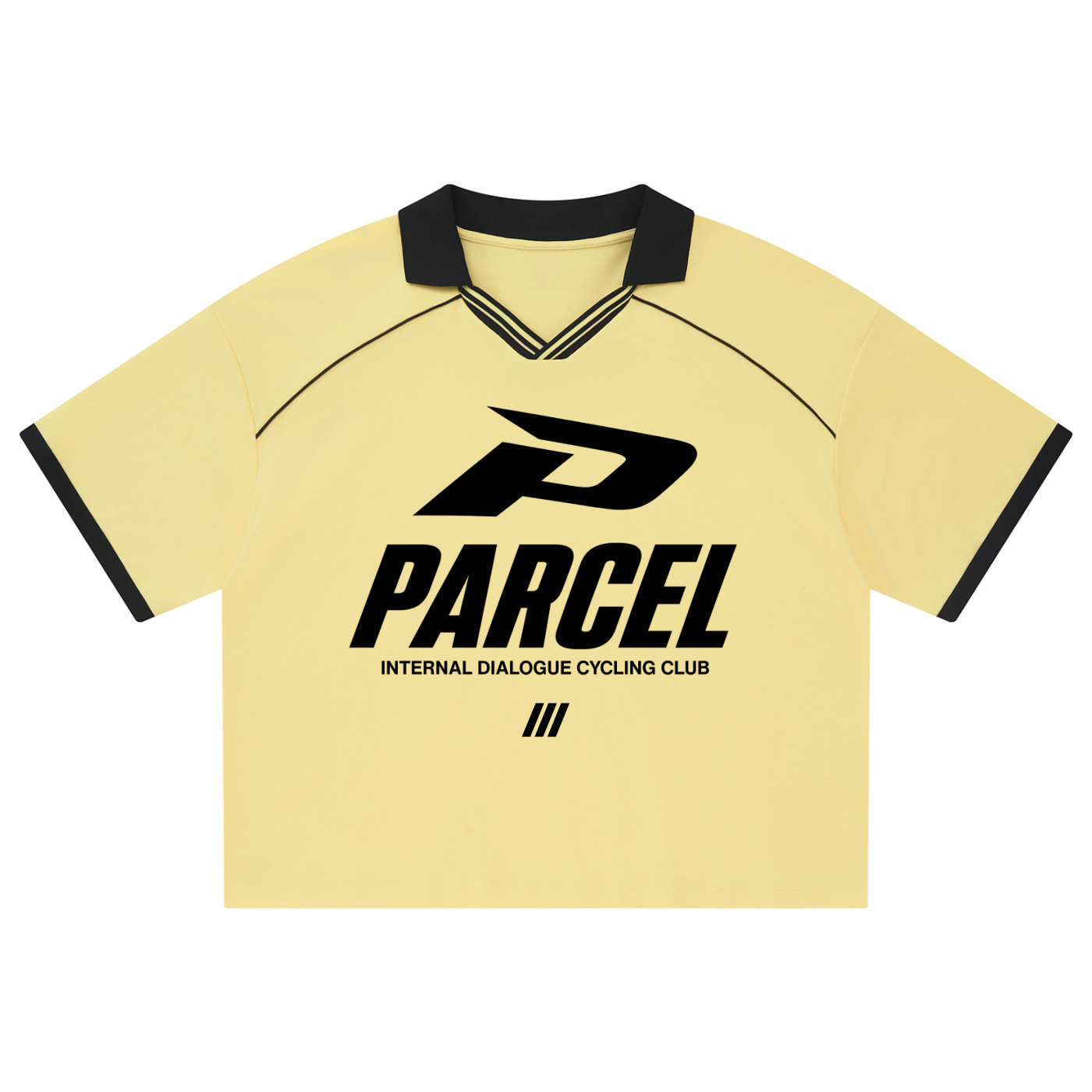Unisex Collared Piping Boxy Soccer Jersey