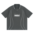Unisex Raglan Piping Polo Shirt