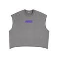 The Off-Day Set - French Terry Boxy Tank Top (Gray)