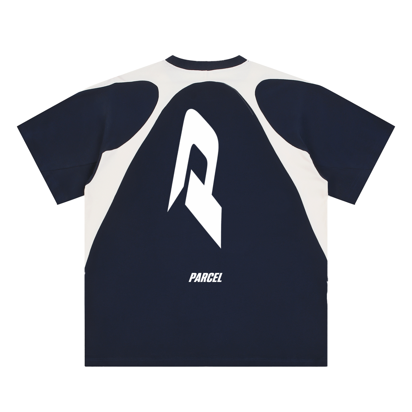 Contrast Panel Cotton T-Shirt