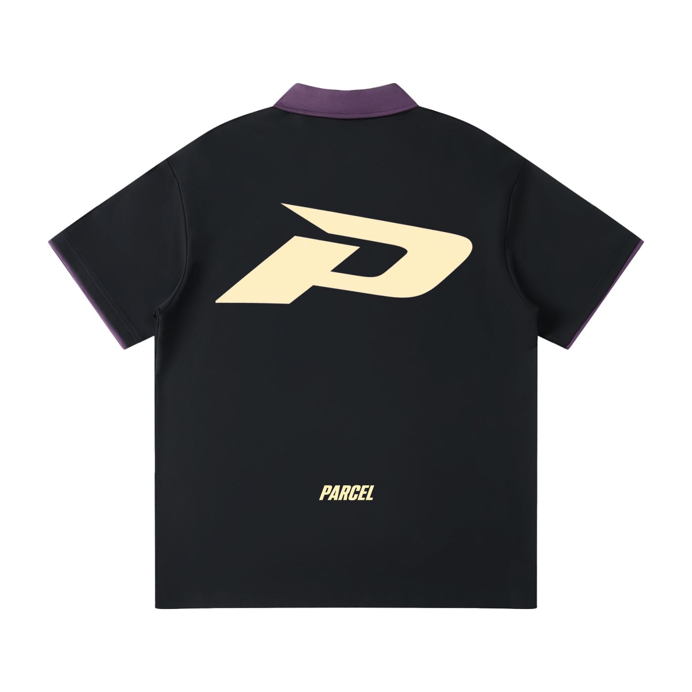 Contrast Collar Raglan Polo Shirt