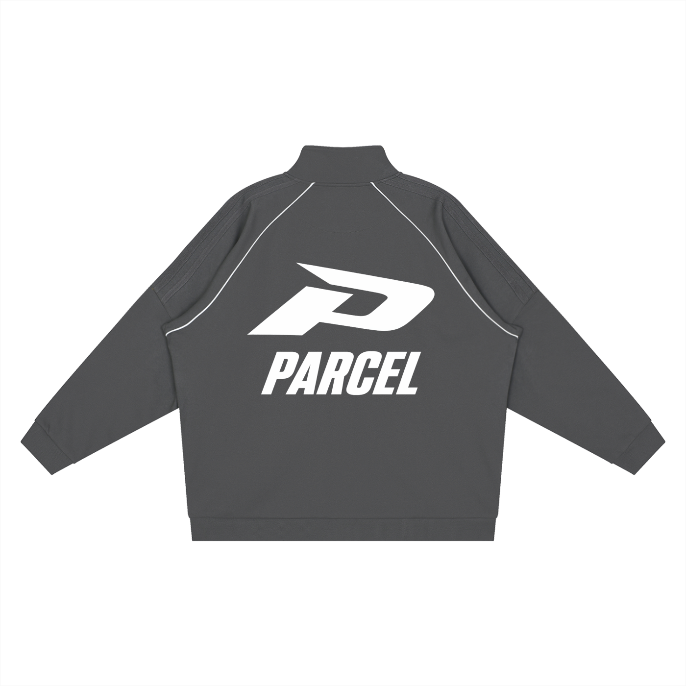 Reflection Striped Raglan Sleeve  Jacket