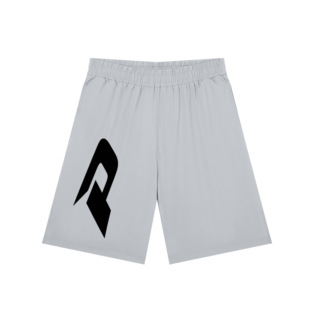 Men’s Solid Elastic Waist Shorts
