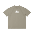 The Sage Set - Unisex Tonal Paneled Performance T-Shirt (Gray Green)