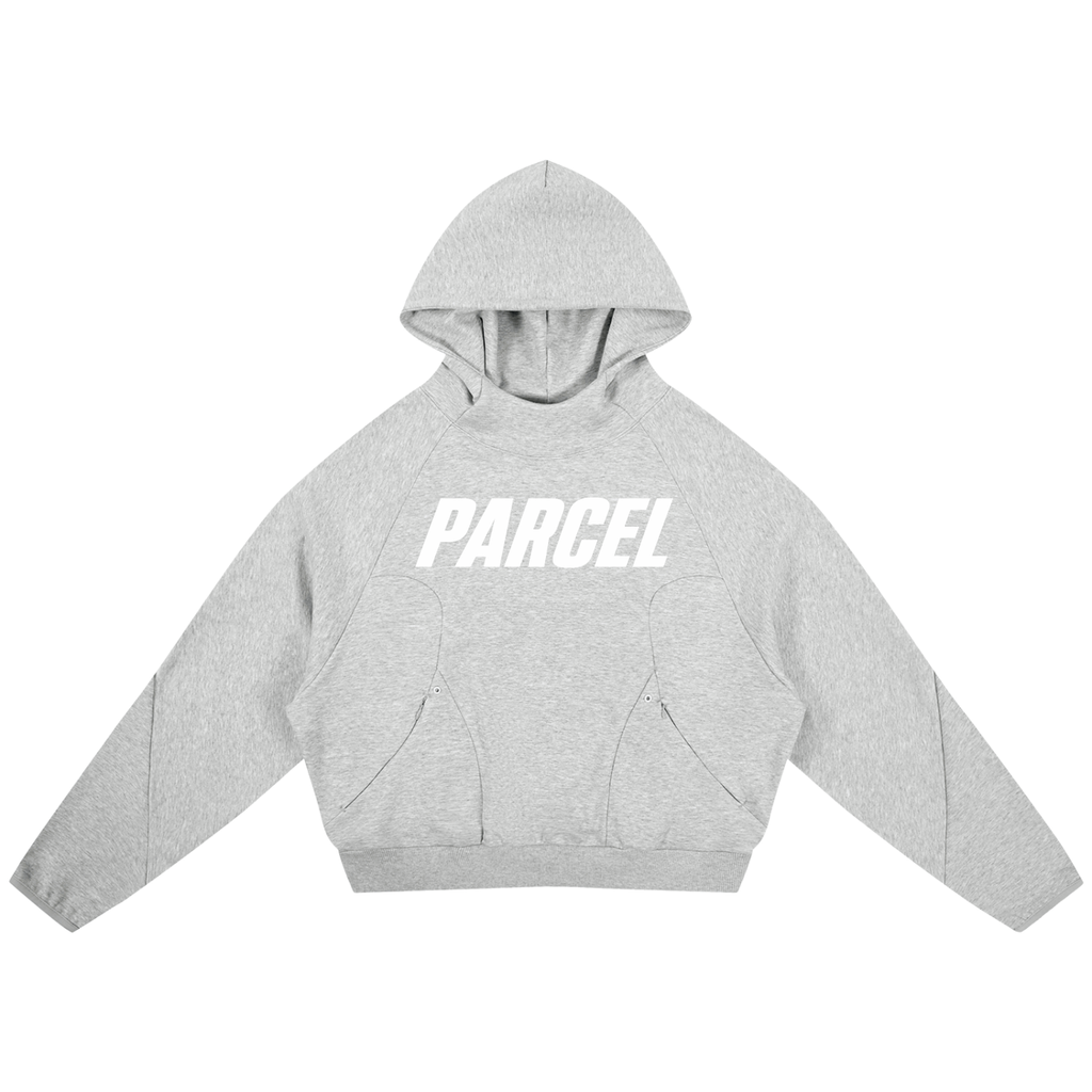Curved Panel Raglan Hoodie