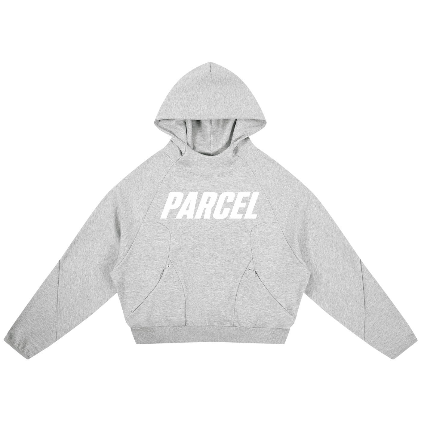 Curved Panel Raglan Hoodie