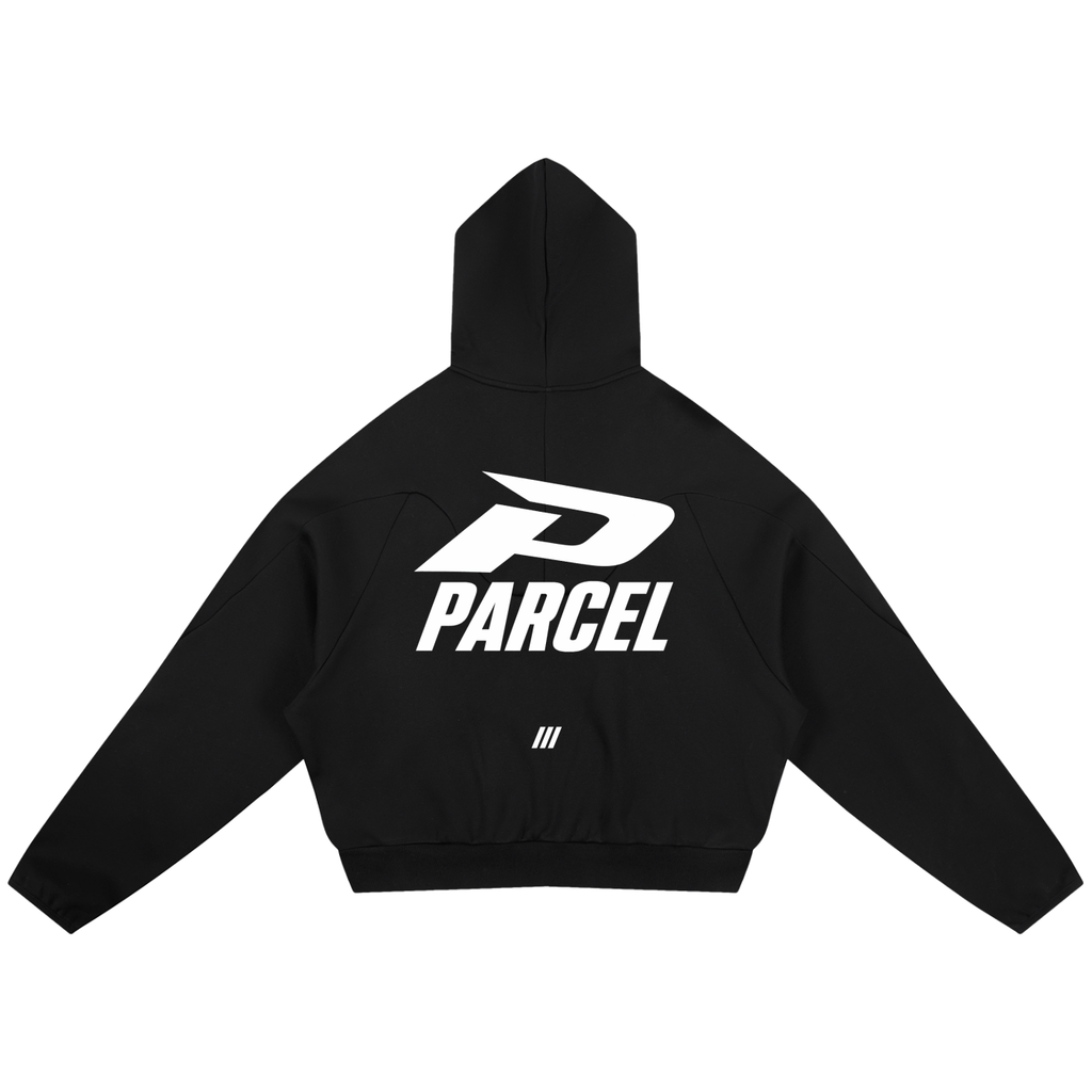 Curved Panel Raglan Hoodie