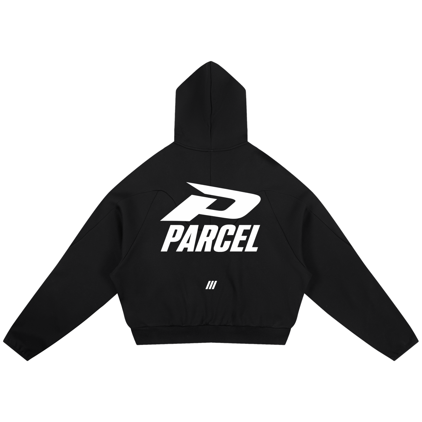 Curved Panel Raglan Hoodie