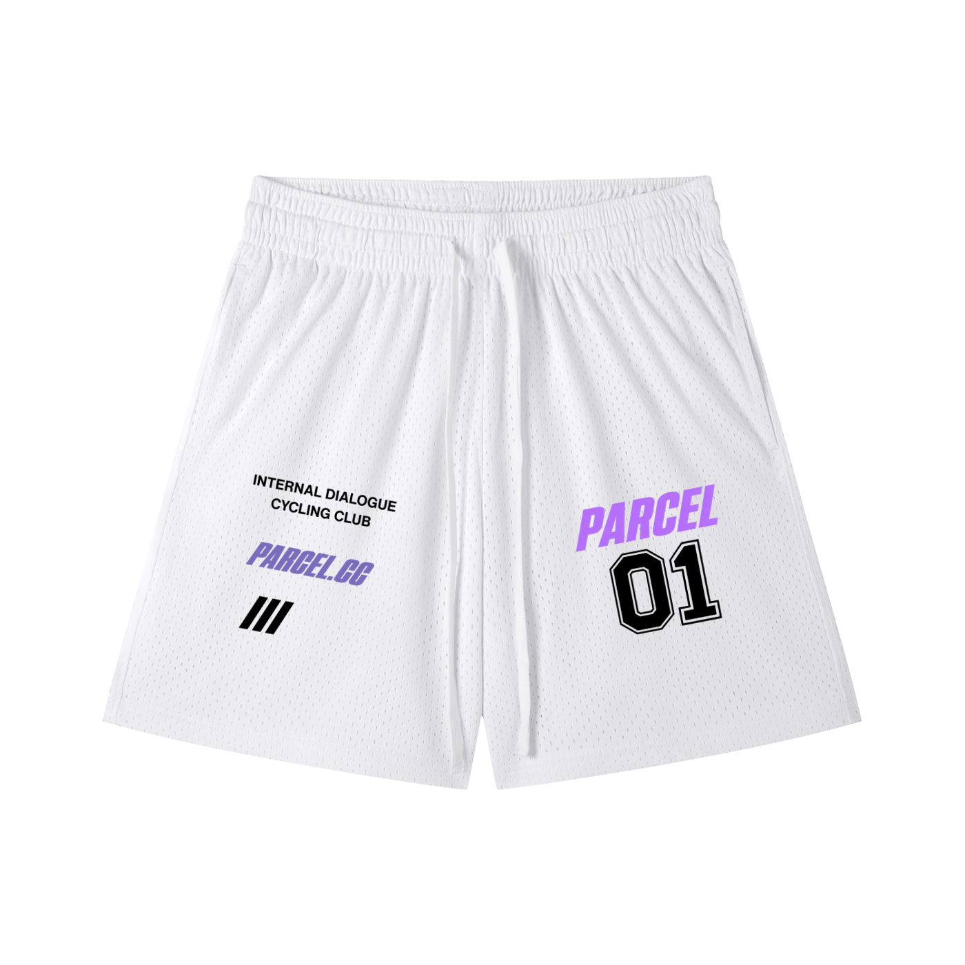 Mesh Drawstring Shorts