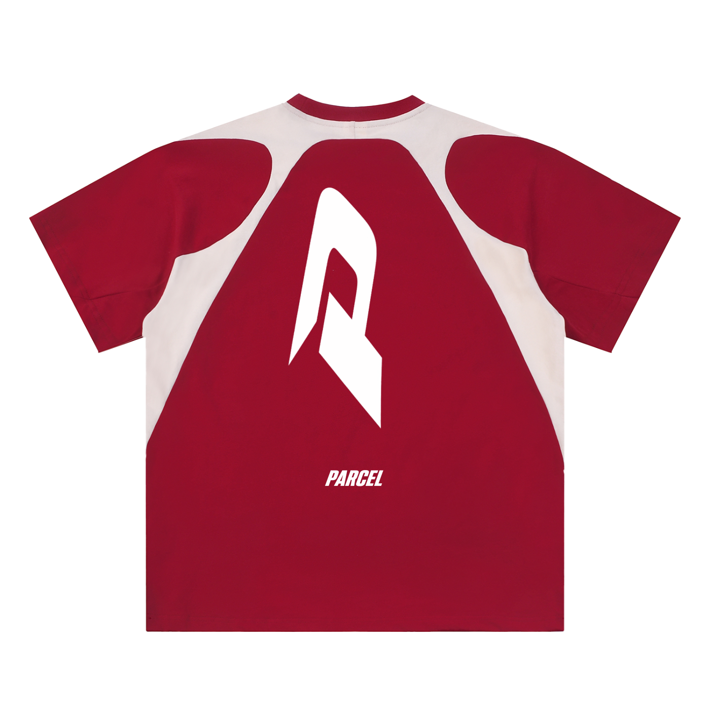 Contrast Panel Cotton T-Shirt