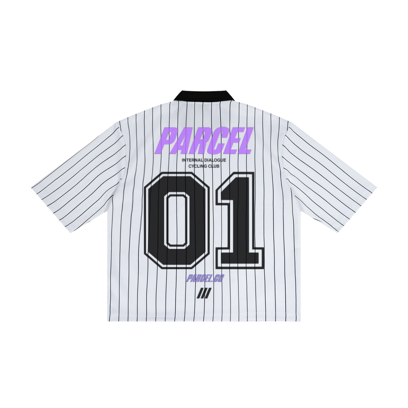 Unisex Pinstripe Collared Soccer Jersey