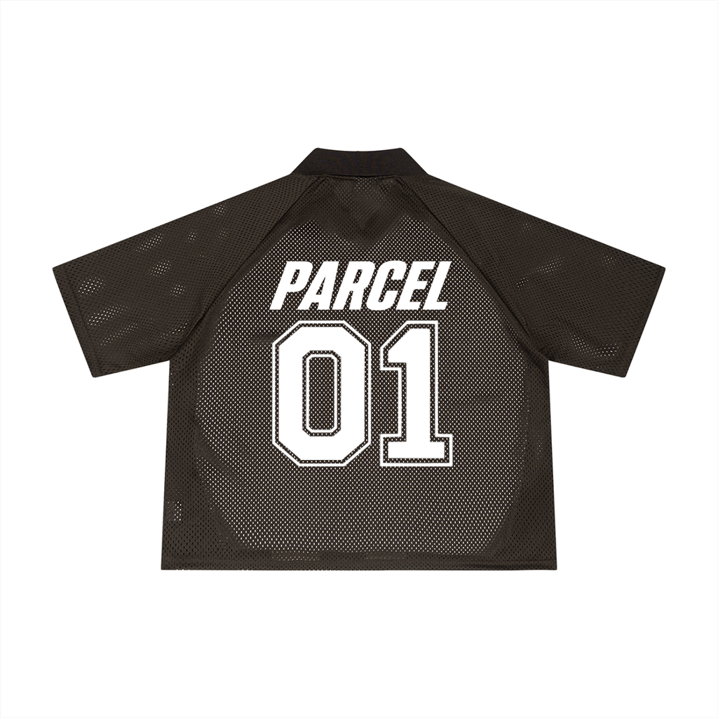 Unisex Striped Mesh Boxy Soccer Jersey