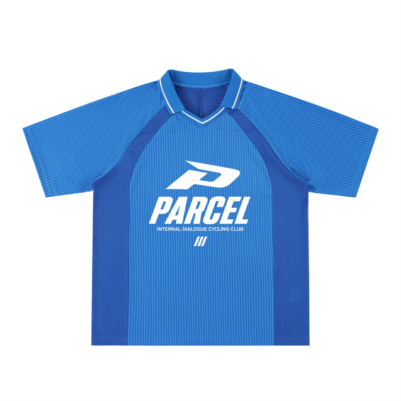 Striped V-Neck Soccer Jersey